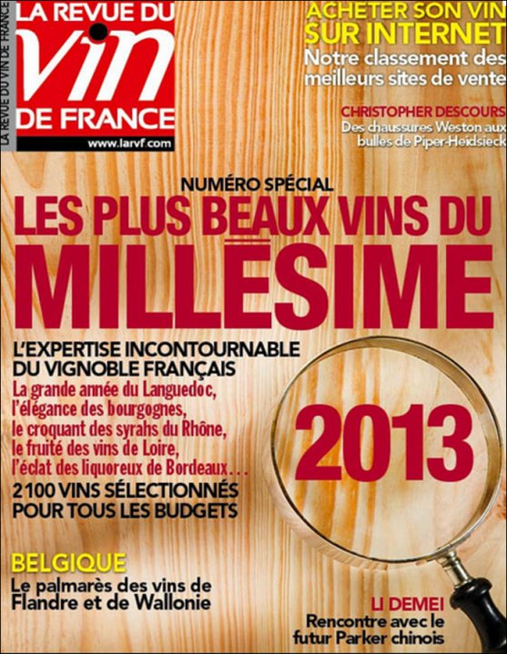 Revue des Vins de France Les plux beaux vins Millésime 2013