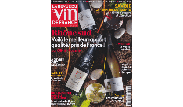 Parution dans la Revue du Vin de France